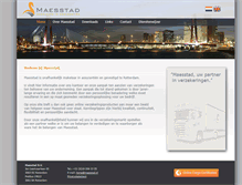 Tablet Screenshot of maesstad.nl